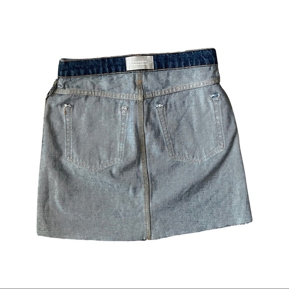 Everlane Reconstructed Denim Skirt - Picture 4 of 10